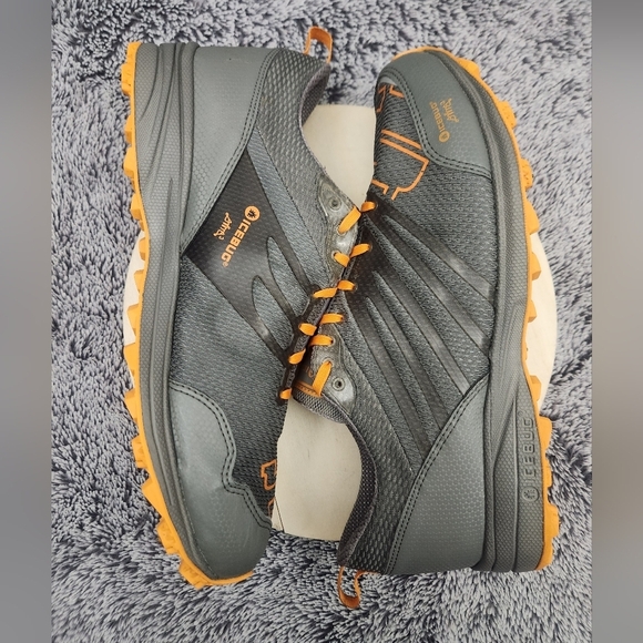 Icebug Anima3 RB9X Grey Orange Running Shoe Men's Size 12 - Picture 6 of 9
